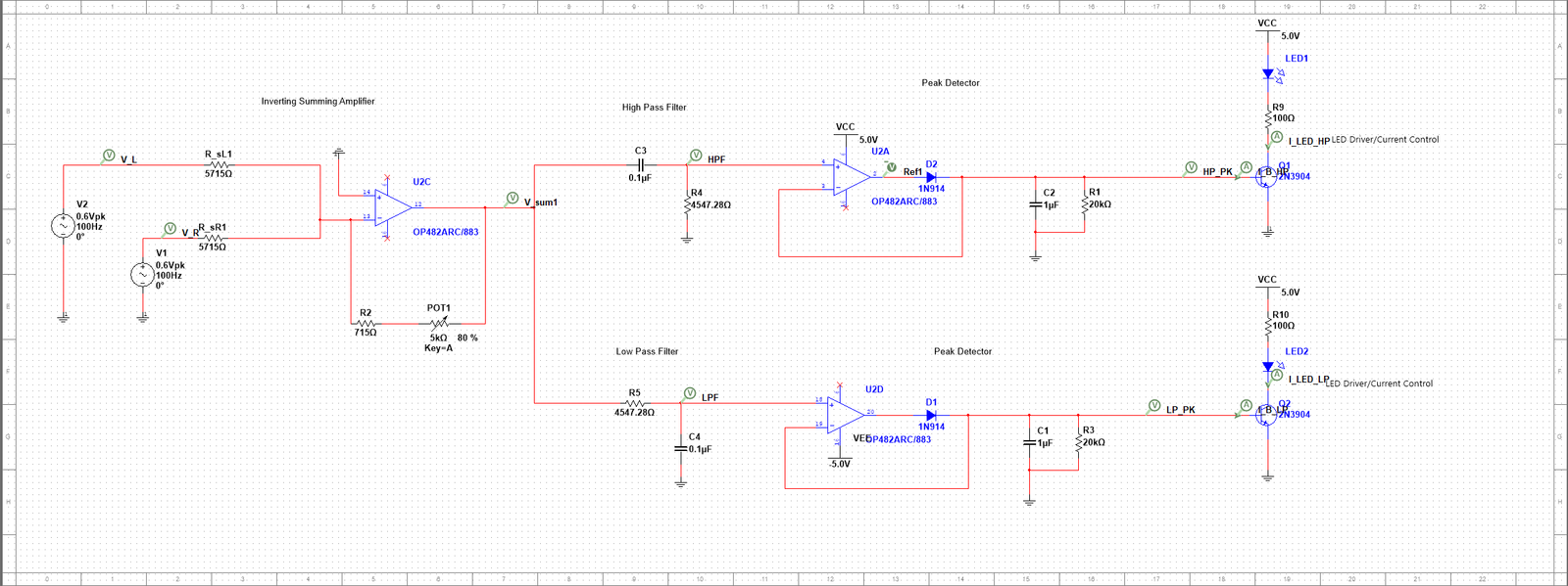 Musical Light Show Schematic
