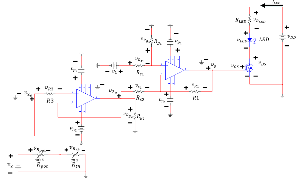 Temperature Detector Schematic